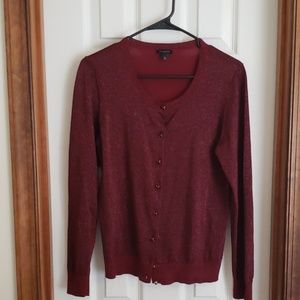 NWOT Talbots violet cardigan